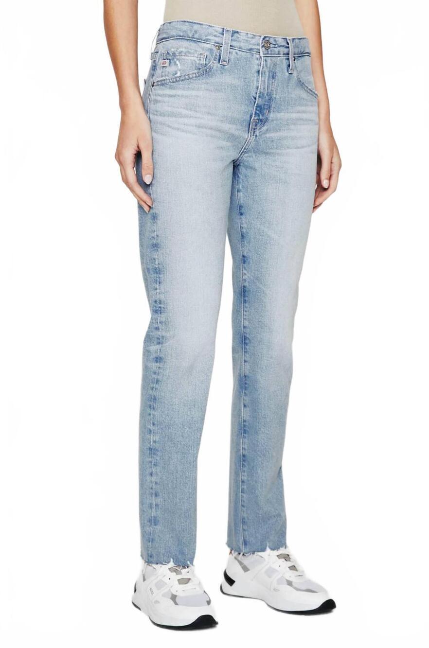 NEW AG JEANS ex-boyfriend high-rise slim jeans in chateau